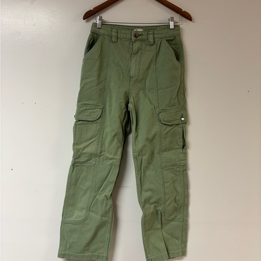 Billabong Cargo Pants Olive Green street style women’s Size 27